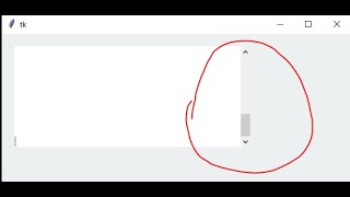how to make scrolled text in python tkinter