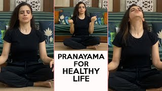 Yoga Kriya for Healthy Mind | Pranayama for Healthy Life | Yoga with Mansi | Fit Tak