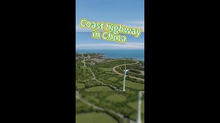 Stunning coast highway in Hainan, China