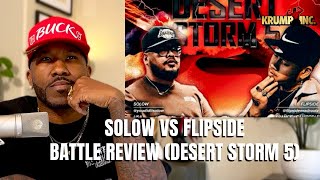 Tighteyex Battle Review, Solow Vs. Flipside (Desert Storm 5) | Krump Inc.