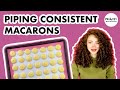 Macaron Troubleshooting | Piping Macarons Consistently (MAKE PERFECT MACARONS)