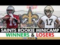 Jake Haener STANDS OUT! New Orleans Saints Rookie Minicamp Winners & Losers Ft. A.T Perry