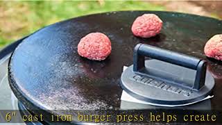 Cuisinart Smashed Burger Press, Cast Iron CISB-111