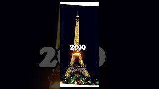 A view of the Eiffel Tower 🗼 from 1890 to 2023 #shortsviral#shortvideo #ytshort #shorts #shortviral