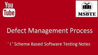 Defect Management Process | I scheme based explaination