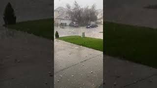 #Ice pellets from sky 😱