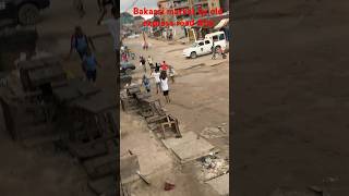 This is Bakassi market by Ariaria market after someone was killed and the market was locked down