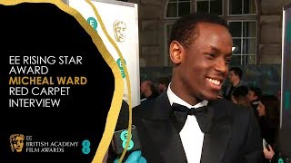 Micheal Ward's Red Carpet Interview | EE BAFTA Film Awards 2020