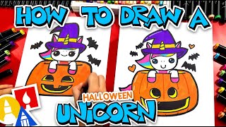 How To Draw A Halloween Unicorn