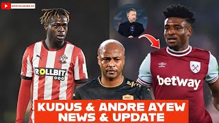 SHOCKING! ANDRÉ AYEW GOAL VS LENS, SOUTHAMPTON COACH ON KAMALDEEN GOAL, GRAHAM POTTER ON KUDUS