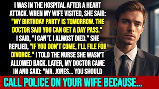 My Wife Threatened Divorce While I Was Dying—Then Doctor Pulled Me Aside Told Me To Call The Police
