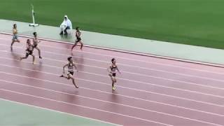 2019.06.29 中学通信陸上大分大会 共通女子200m 決勝