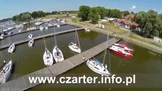 Port Sztynort z lotu ptaka DJI PHANTOM + HERO 3