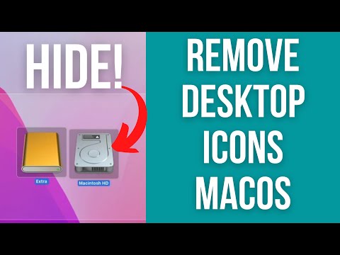 How To Clear Mac Desktop Icons - Hide Remove Macintosh HD, External Drives, Connected Servers