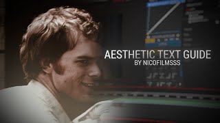 Aesthetic Text Guide | After Effects Tutorial
