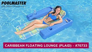 Caribbean Floating Lounge (Plaid)