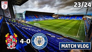 TRANMERE TROUNCE COUNTY! Tranmere Rovers vs Stockport County Match Vlog