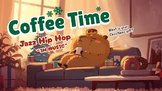 Christmas Gift 🎁 🎄Lo-fi Jazz-Hip-Hop Music☕️ Capybara Chill Coffee Time | Holiday Relaxation