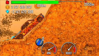 Hill Climb Racing - luxury car on mudpool | android iOS gameplay #701 Mrmai Gaming