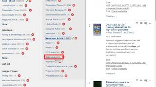 Finding Information Using OneSearch