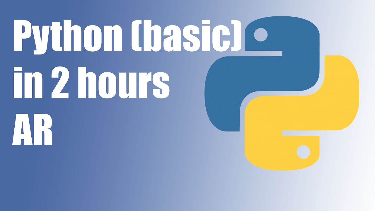 Python Crash Course | Basic | 2 Hours - YouTube