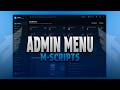 Advanced Admin Menu | Full Admin Control Center Overview