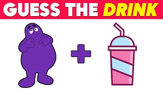 Guess The Drink By Emoji? Grimace Shake, Americano, Monster Energy