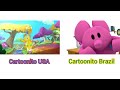 Cartoonito USA vs. Cartoonito Brazil (side-by-side Comparison)