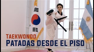 Clase de Taekwondo - Patadas desde el piso