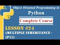 Lesson-24 | Multiple Inheritance | [OOP in Python]
