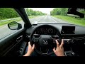 2023 civic sport hatchback manual pov first highway drive 2022 2024