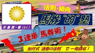 【３連系 馬券術】馬券的塾（実践編・2021 天皇賞（春））