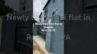 Newly built mini flat in Gbagada