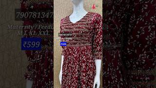 Feeding Maternity Tops | Frock | Feeding Kurtis | Naira Boutique | Online Feeding Kurti