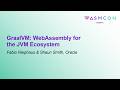GraalVM: WebAssembly for the JVM Ecosystem - Fabio Niephaus & Shaun Smith, Oracle