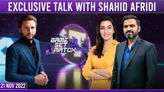 Game Set Match With Sawera Pasha & Adeel Azhar - Exclusive Talk with Shahid Afridi - SAMAATV