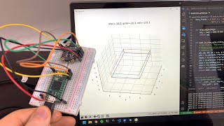 Using an IMU to control matplotlib 3D plots with python