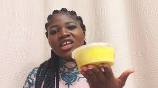 Yellow shea butter is not bad #originalyellowsheabutter#