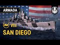 Armada: San Diego — American Cruiser |  World of Warships