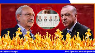 TURKEY ELECTION 2023  ERDOGAN VS  KEMAL KILICDAROGLU VOTES