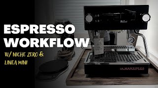 Home Barista Journey - Morning Espresso Routine I Linea Mini I Niche Zero I The Force One Tamper