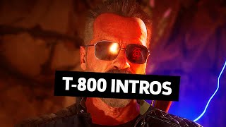 Mortal Kombat 11 - Terminator T-800 Intro Dialogue Compilation