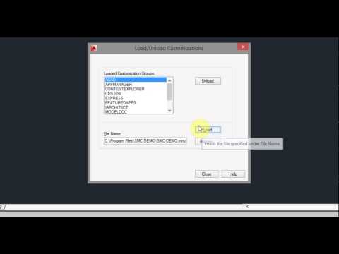 How to Load Menus and Toolbars in AutoCAD 2006 - 2018 How to Load Menus and Toolbars in AutoCAD 2006 - 2018