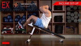 Abs Exercises - INCLINE SIT UP