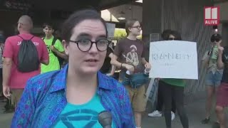 Atlanta climate protest - 'All life on earth is in peril'