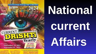 Full National Current Affairs | 👁 Eye Drishti Current affairs 2024 | @iaspcssimplified