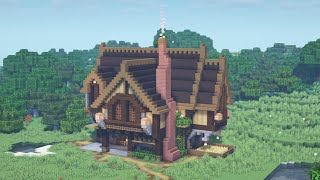 Minecraft Tutorial - How to Build a Medieval House