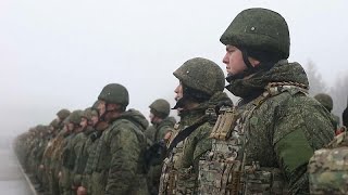 Rusos movilizados parten a la guerra | Rusia muestra a militares listos para ir a Ucrania