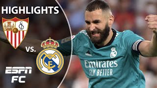 Karim Benzema caps off ANOTHER Real Madrid comeback vs. Sevilla! | LaLiga Highlights | ESPN FC