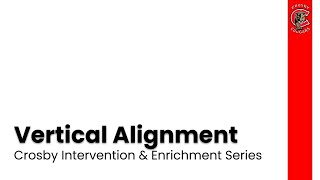 Vertical Alignment Webinar